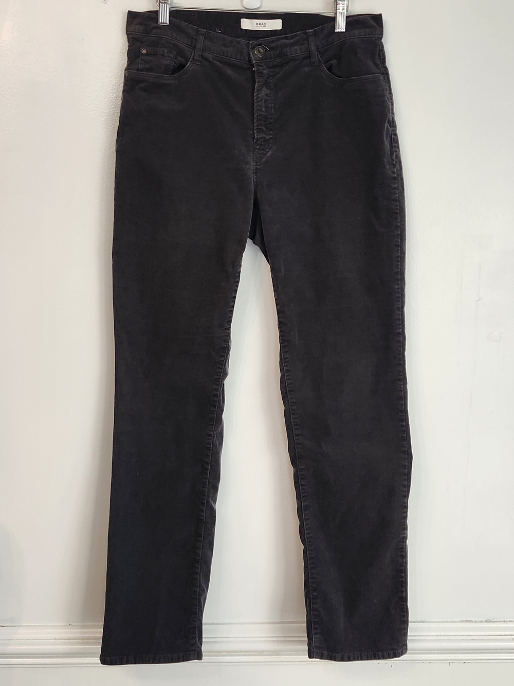 Brax Feel Good Carola Corduroy Charcoal 32×32 Pants
